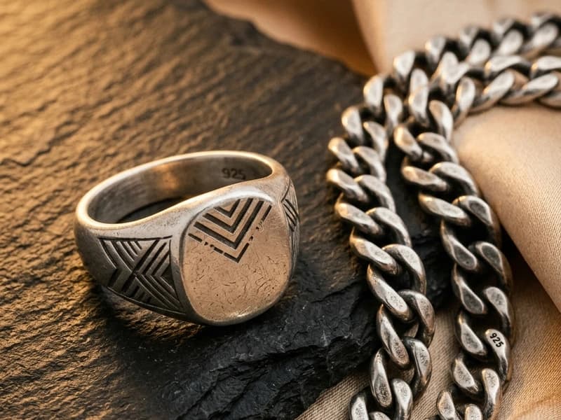 Oxidised Silver