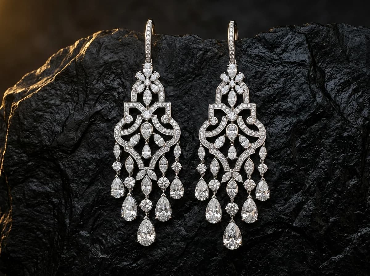 Sculptural Drop & Chandbali